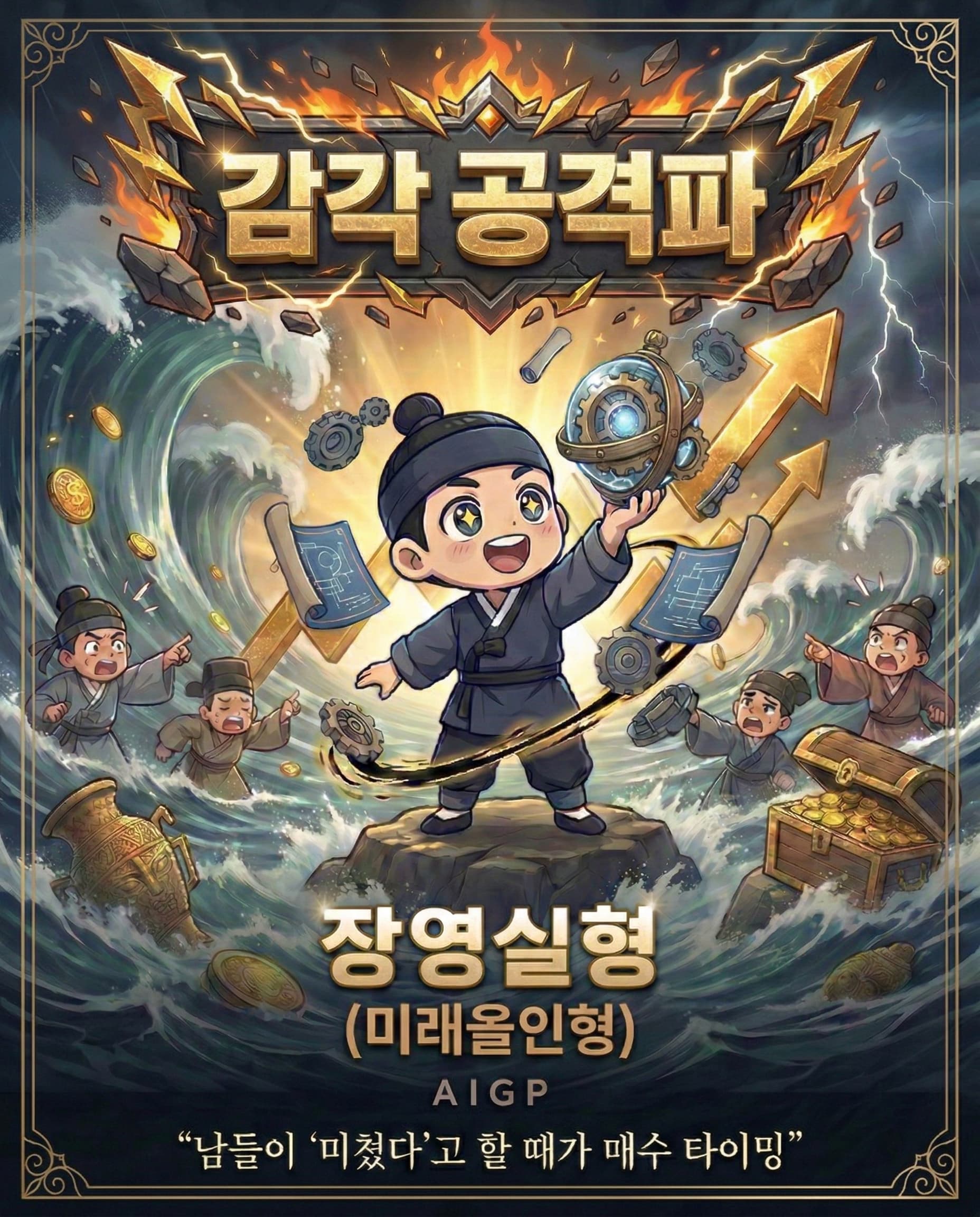 감각 공격파 - 장영실형 (미래올인형) AIGP - 남들이 "미쳤다"고 할 때가 매수 타이밍