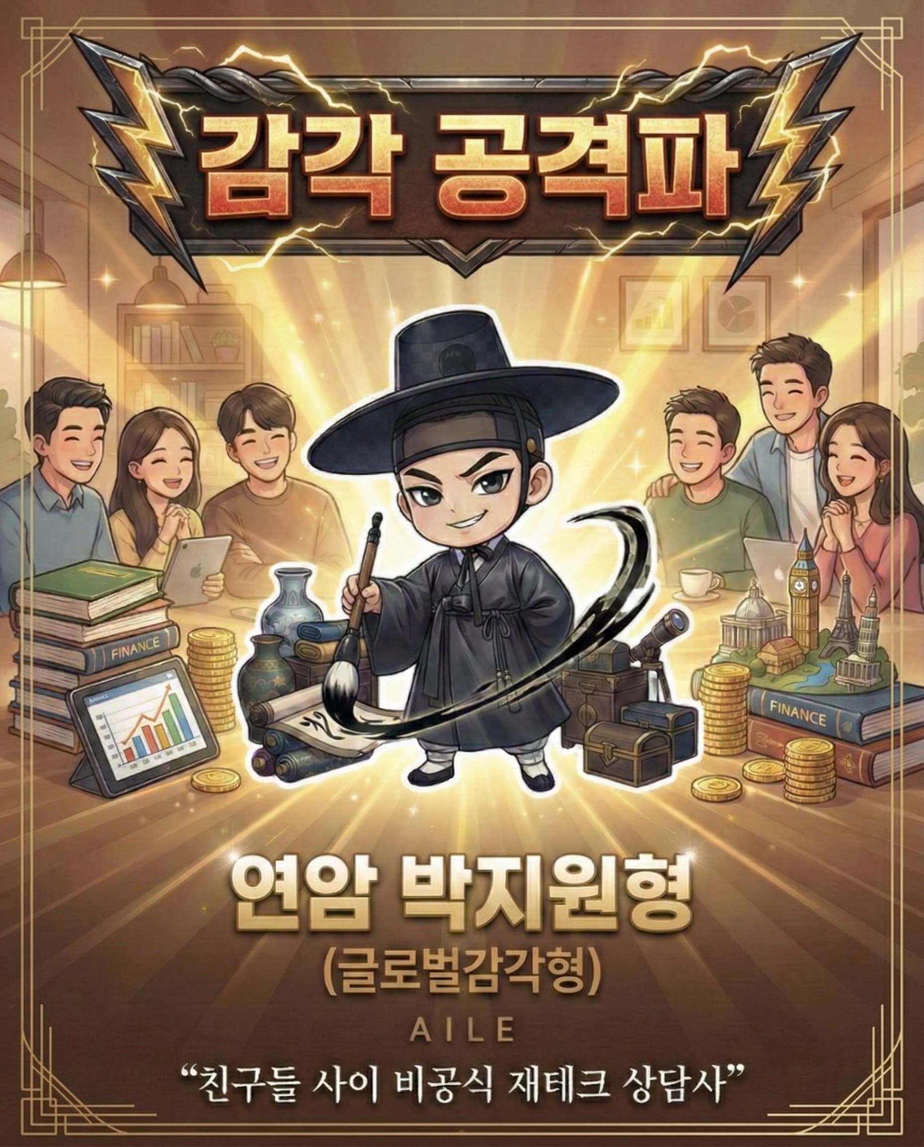 감각 공격파 - 연암 박지원형 (글로벌감각형) AILE - 친구들 사이 비공식 재테크 상담사