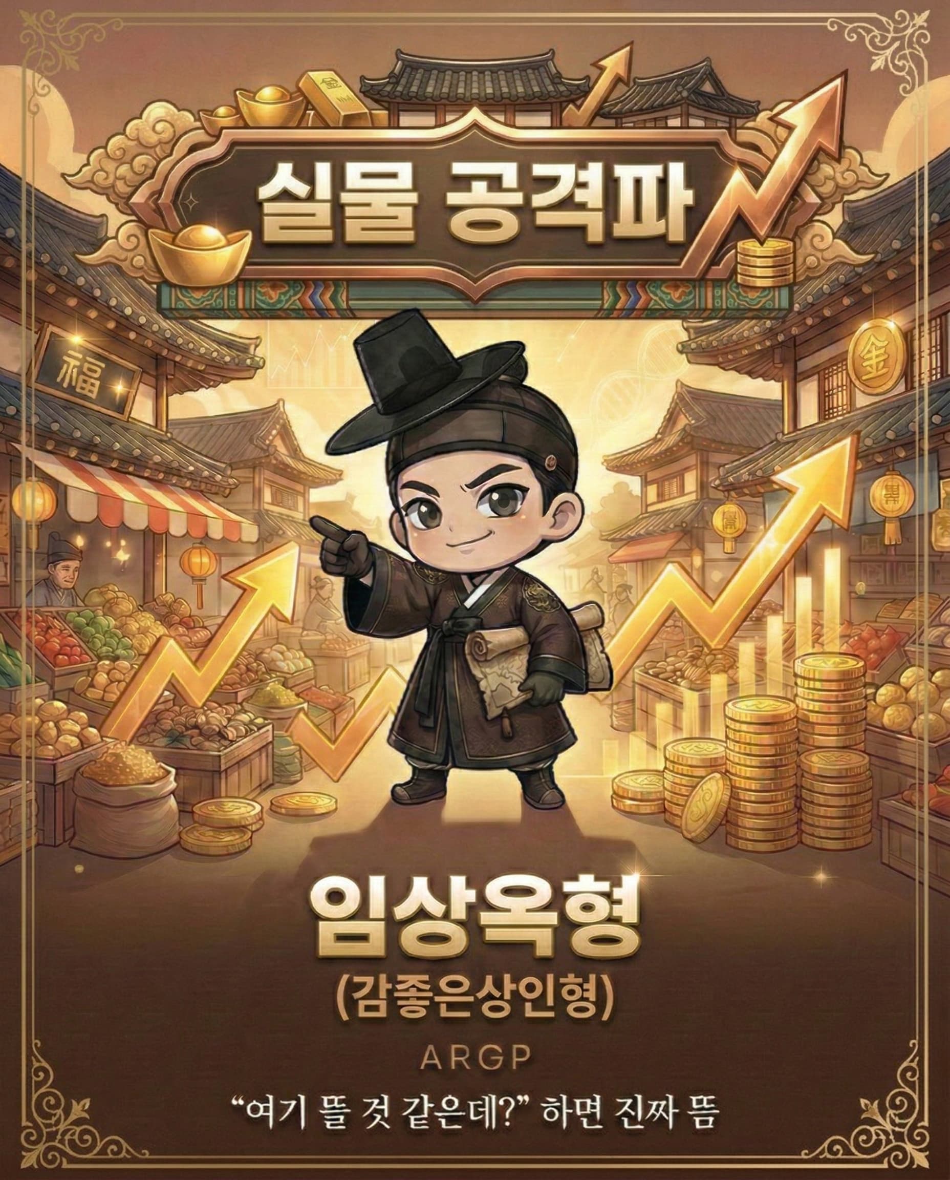 실물 공격파 - 임상옥형 (감좋은상인형) ARGP - "여기 뜰 것 같은데?" 하면 진짜 뜸