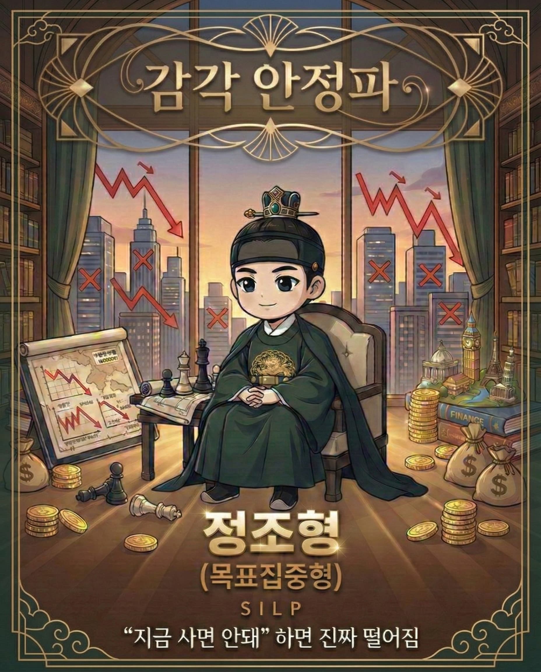 감각 안정파 - 정조형 (목표집중형) SILP - "지금 사면 안 돼" 하면 진짜 떨어짐